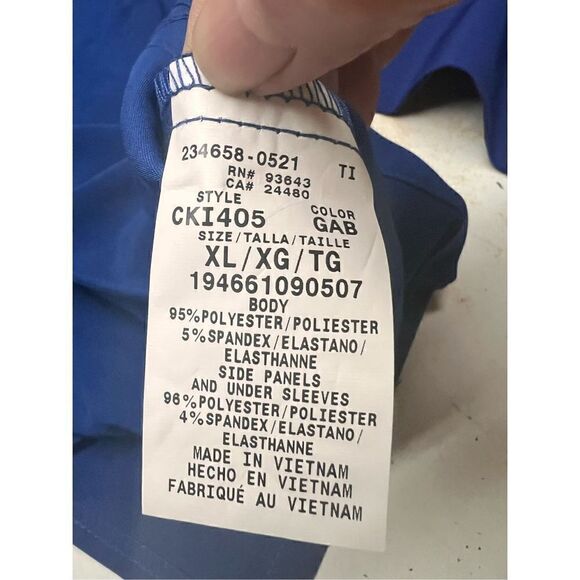 🔥 5/20🔥 Cherokee Uniform Button Down Top Sz XL NWOT - Picture 4 of 8